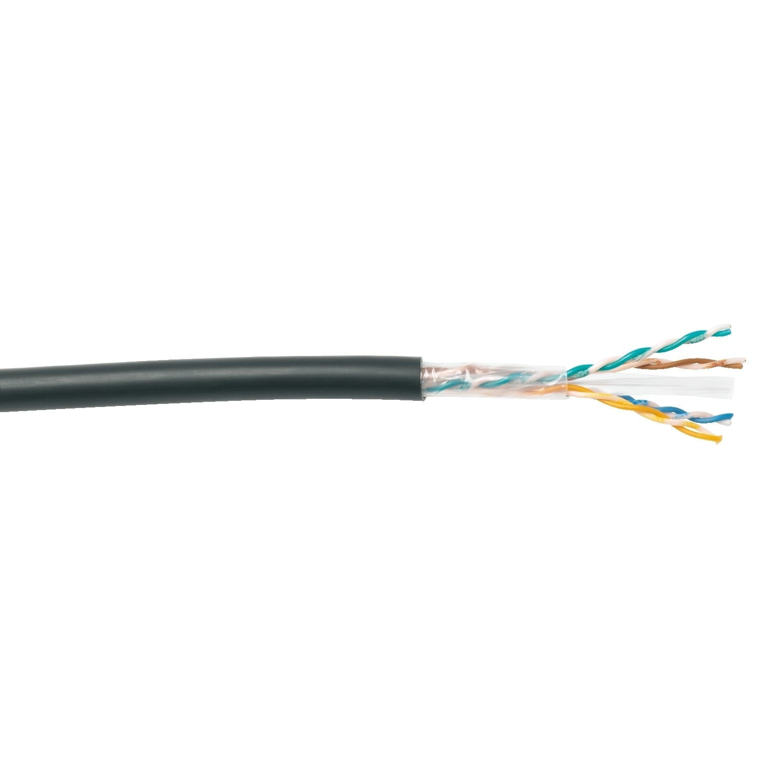 Schneider Electric - Actassi kabel U/UTP kat 6 4p 500 m trommel, sort, for utendørs installasjon