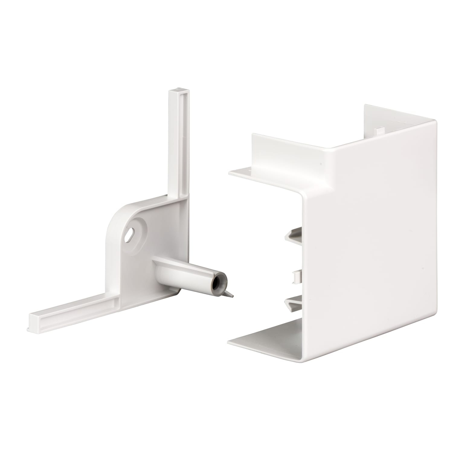 Schneider Electric - OL45 L-avgr, 90° 95mm Hvit