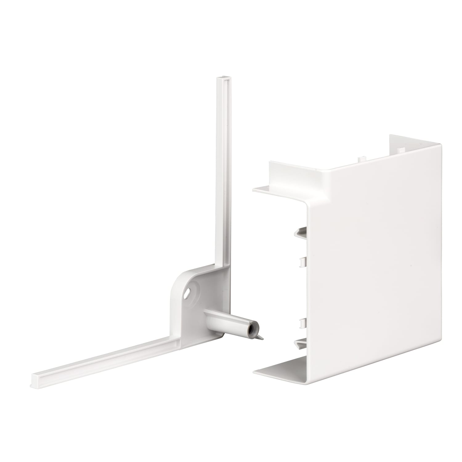 Schneider Electric - OL45 L-avgr. 90° 140mm Hvit