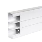 Schneider Electric - OptiLine 45 - 3rom kanalunderdel med front-PVC-hvit-45mm frontåpning-H185mm-kompatibel Ny Unica - 2m