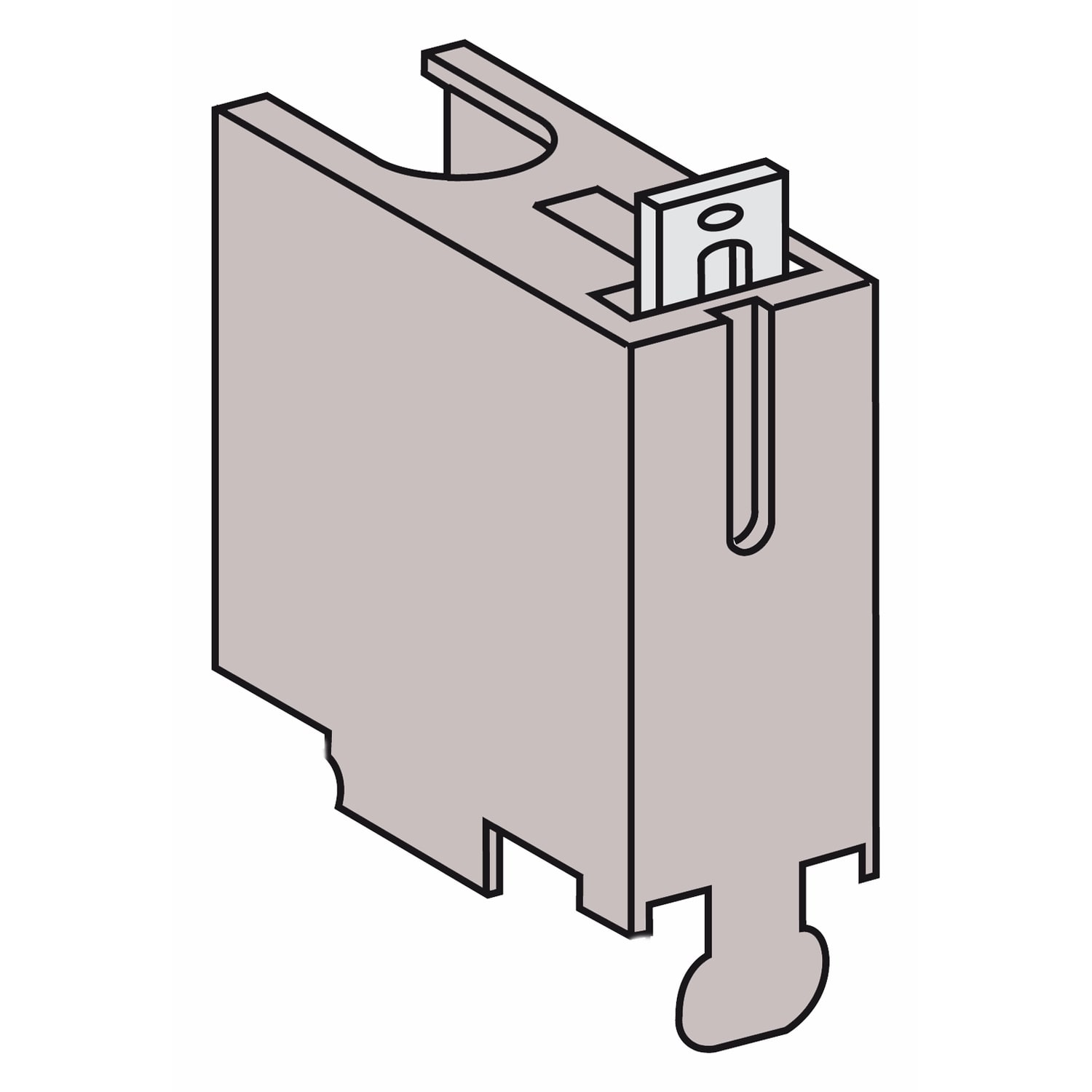 Schneider Electric - TERMINALDEKSEL TD1(SETT) 26975  MG.FOR AVD.SKRUE OG KLEMME,