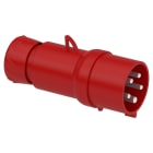 Schneider Electric - PratiKa støpsel - rett - 32 A - 3P + N + E - 380...415 V AC - IP44