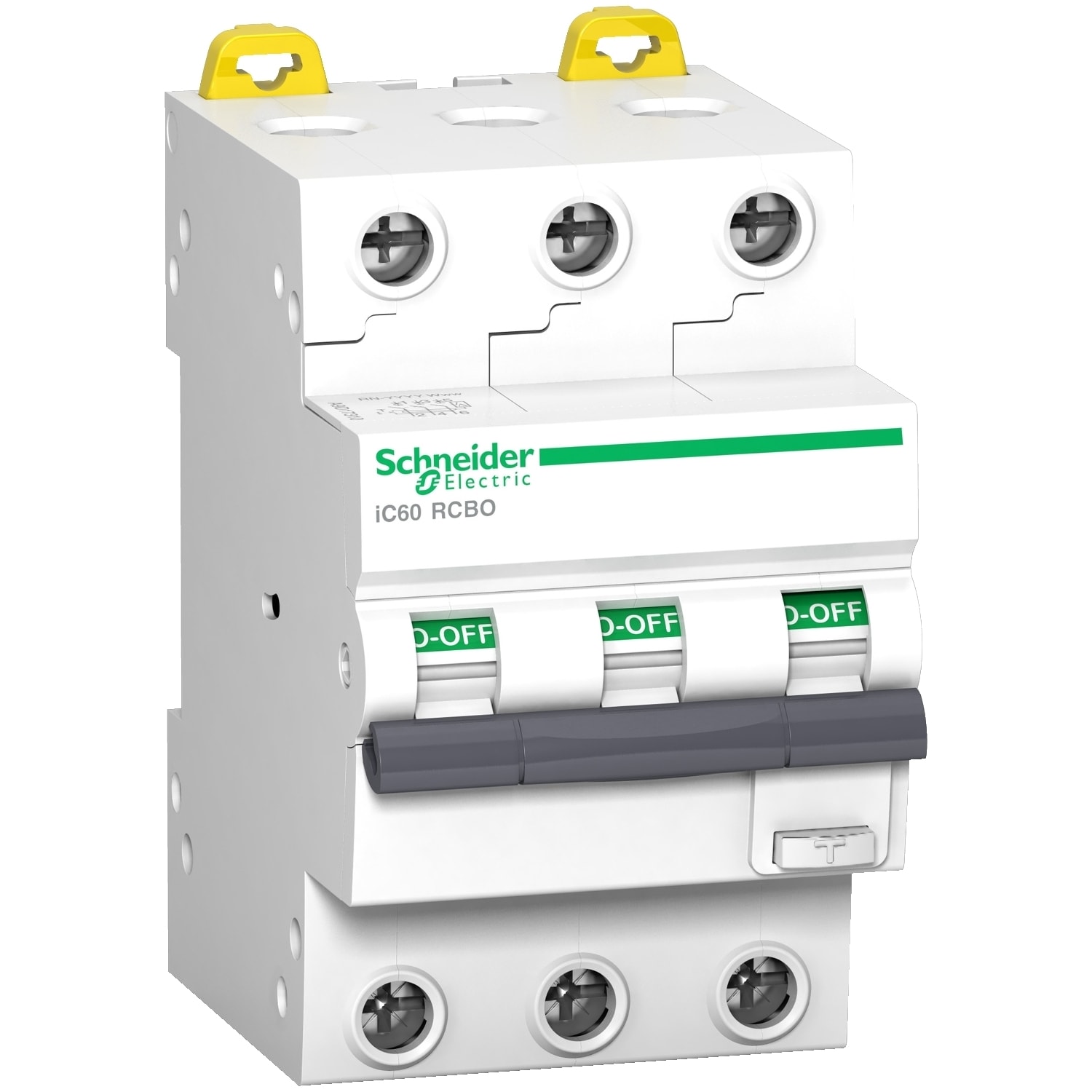 Schneider Electric - Jordfeilautomat Acti9 IC60 RCBO 3P 10A 30MA C 10kA A - I2=1,45