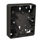 Schneider Electric - Exxact påveggskappe dobbel stikk (22mm) antrasitt