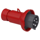 Schneider Electric - PratiKa støpsel - rett - 32 A - 3P + N + E - 380...415 V AC - IP67