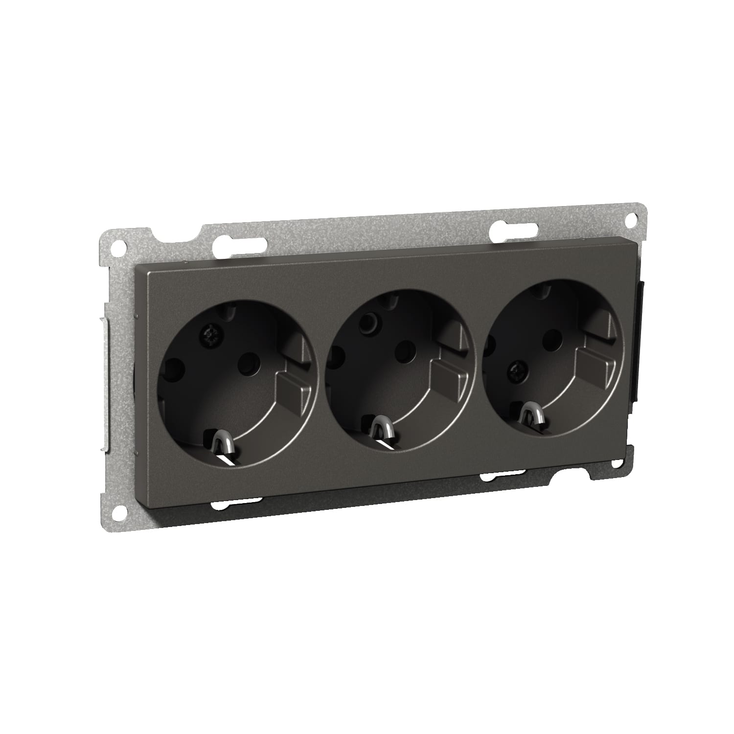 Schneider Electric - Exxact 3-stikk m/j+bv sk antrasitt
