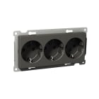 Schneider Electric - Exxact 3-stikk m/j+bv sk antrasitt