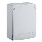 Schneider Electric - RJ 45 uttak 65 x 85 - med 2 adaptere RJ45 Infra+ - IP65