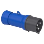 Schneider Electric - PratiKa støpsel - rett - 32 A - 2P + E - 200...250 V AC - IP44