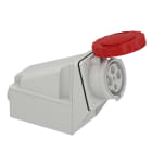 Schneider Electric - PratiKa uttak stor veggblokk - 63 A - 3P + E - 380...415 V AC - IP67