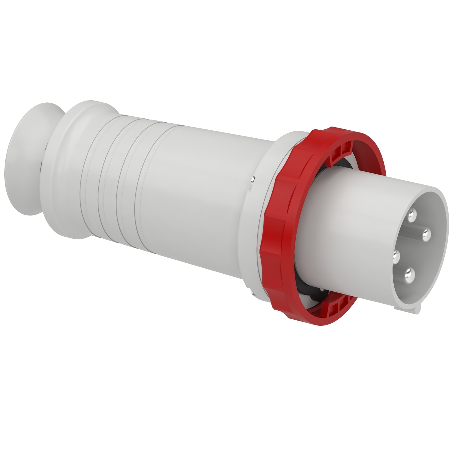 Schneider Electric - PratiKa støpsel - rett - 125 A - 3P + E - 380...415 V AC - IP67