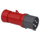 Schneider Electric - PratiKa støpsel - rett - 32 A - 3P + E - 380...415 V AC - IP44