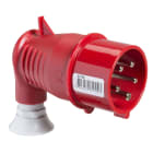 Schneider Electric - PratiKa støpsel - 90° vinklet - 32 A - 3P + N + E - 380...415 V AC - IP44