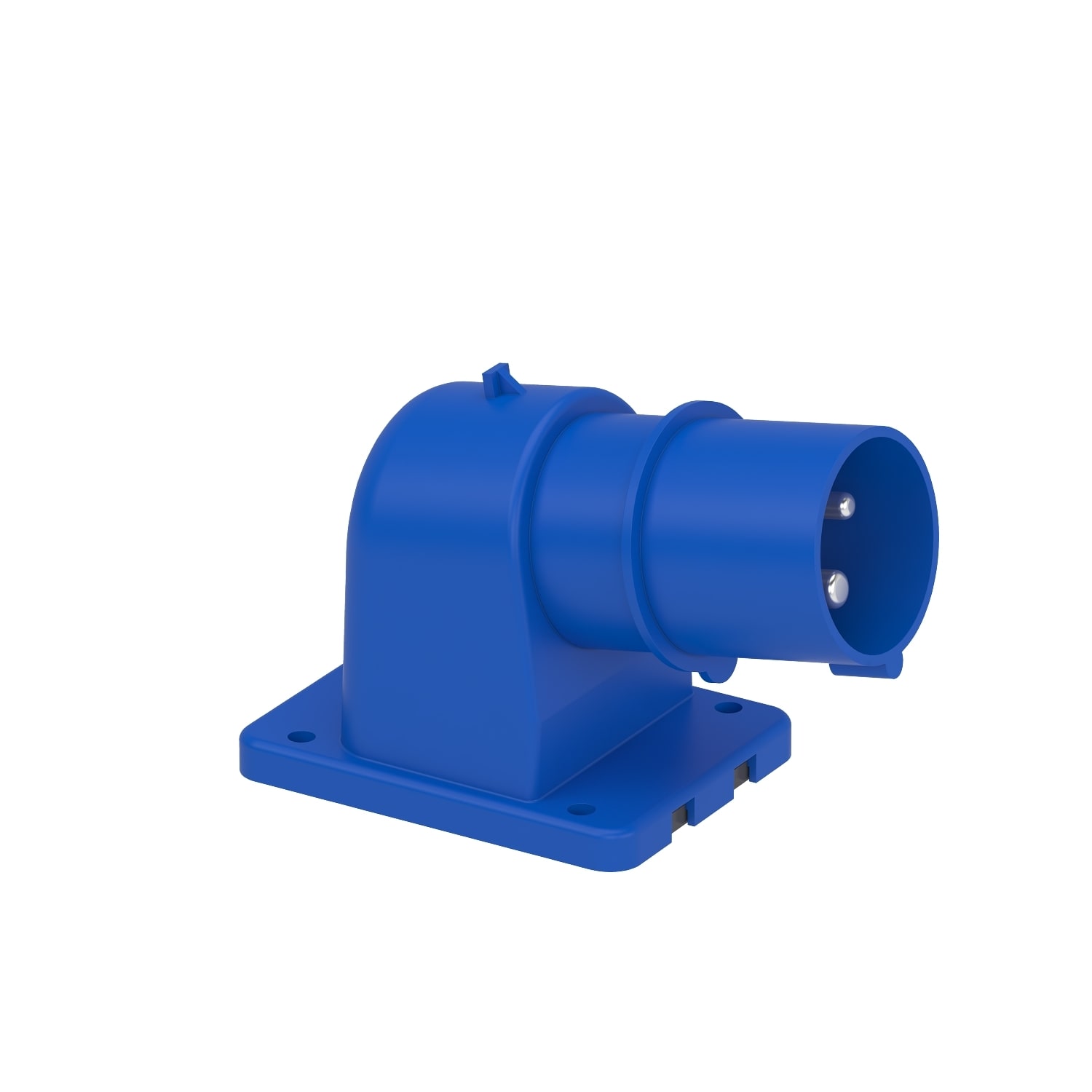 Schneider Electric - PratiKa montasjeplate for plugg - 16 A - 2P + E - 200...250 V AC - IP44