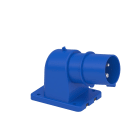 Schneider Electric - PratiKa montasjeplate for plugg - 16 A - 2P + E - 200...250 V AC - IP44