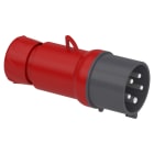 Schneider Electric - PratiKa støpsel - rett - 32 A - 3P + N + E - 380...415 V AC - IP44