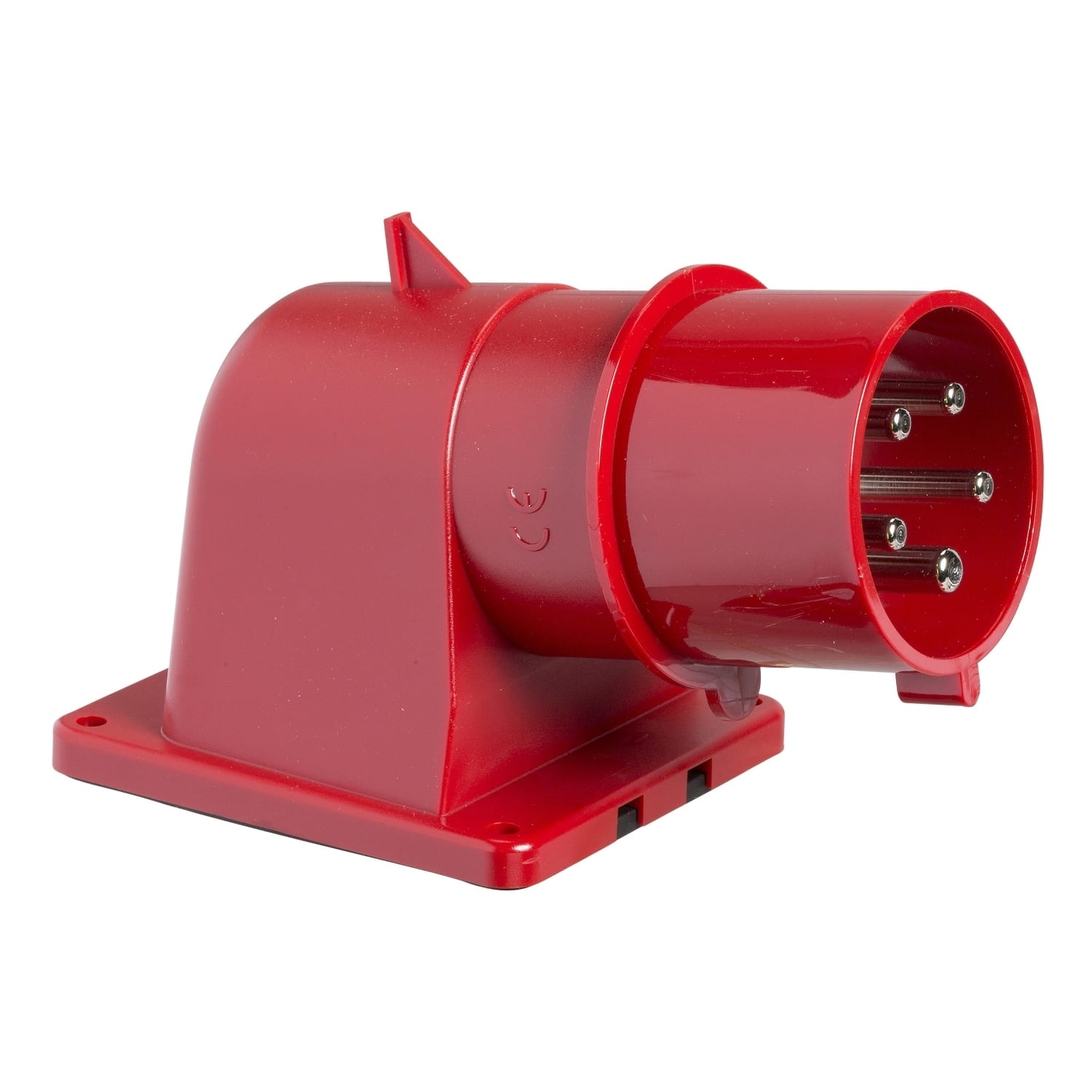 Schneider Electric - PratiKa montasjeplate for plugg - 32 A - 3P + E - 380...415 V AC - IP44