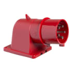 Schneider Electric - PratiKa montasjeplate for plugg - 32 A - 3P + E - 380...415 V AC - IP44