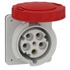 Schneider Electric - PratiKa uttak stor veggblokk - 63 A - 3P + N + E - 380...415 V AC - IP67