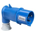 Schneider Electric - PratiKa støpsel - 90° vinklet - 32 A - 2P + E - 200...250 V AC - IP44