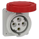 Schneider Electric - PratiKa uttak stor veggblokk - 63 A - 3P + E - 380...415 V AC - IP67