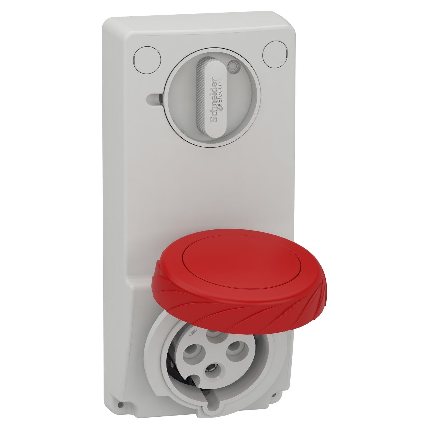 Schneider Electric - Unika stikk - 32 A - 3P + E - 380...415 V AC - IP65 - panel