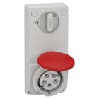 Schneider Electric - Unika stikk - 32 A - 3P + N + E - 380...415 V AC - IP44 - panel