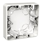 Schneider Electric - Exxact påveggskappe ett hulls lav (21mm) hvit