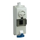 Schneider Electric - Isoblock stikk - 16 A - 2P + E - 200...250 V AC - IP65 - vegg