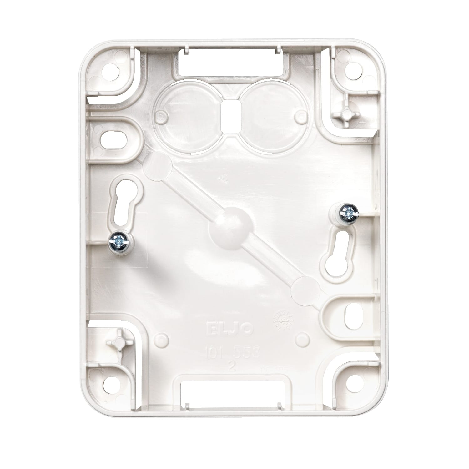 Schneider Electric - Påveggskappe tilpasset 4 x EURO-uttak (1502184), 2 x EURO + 1 x SCHUKO (1502172)