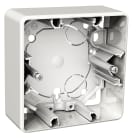 Schneider Electric - Exxact påveggskappe ett hulls høy (35mm) hvit