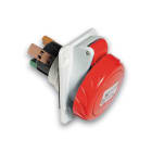 Schneider Electric - PratiKa innfelt stikkontakt - fast - skrå - 32A - 2P + E - 380...415 V AC IP 67