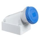Schneider Electric - PratiKa uttak stor veggblokk - 32 A - 3P + E - 200...250 V AC - IP67