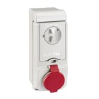 Schneider Electric - Unika stikk - 16 A - 3P + E - 380...415 V AC - IP44 - vegg