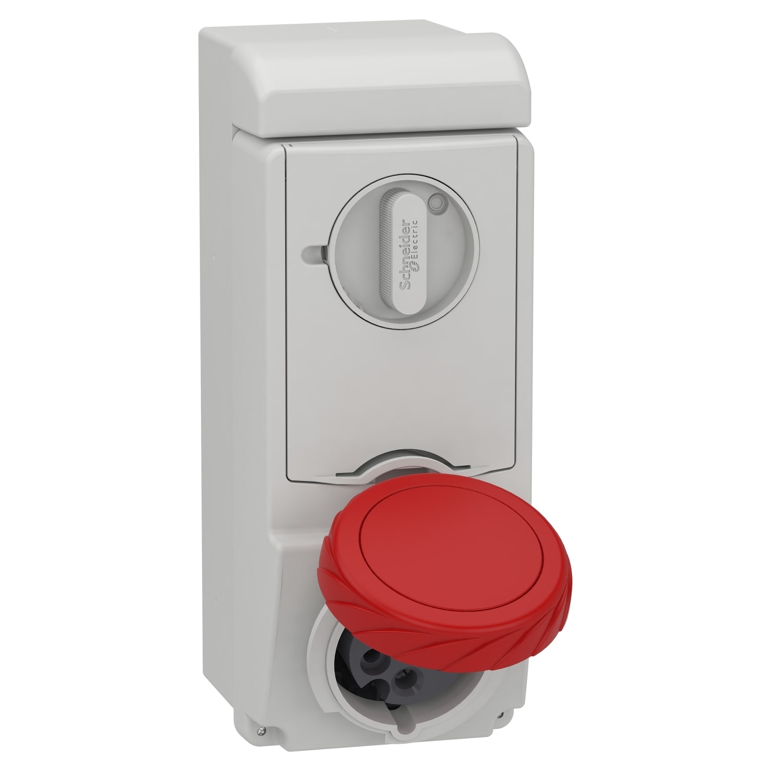 Schneider Electric - Unika stikk - 16 A - 3P + N + E - 380...415 V AC - IP65 - vegg