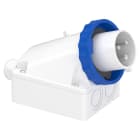 Schneider Electric - PratiKa apparatinntak påvegg - 32 A - 2P + E - 200...250 V AC - IP67