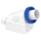 Schneider Electric - PratiKa apparatinntak påvegg - 16 A - 2P + E - 200...250 V AC - IP67