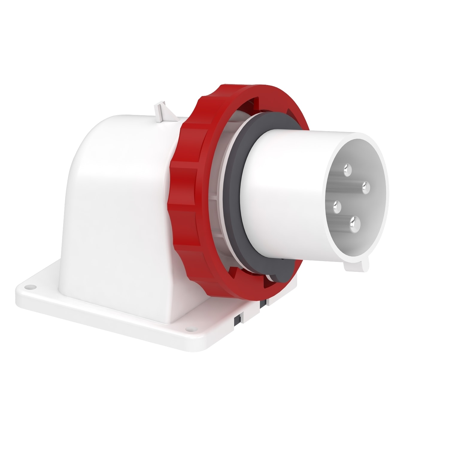 Schneider Electric - PratiKa apparatinntak påvegg - 32 A - 3P + E - 380...415 V AC - IP67