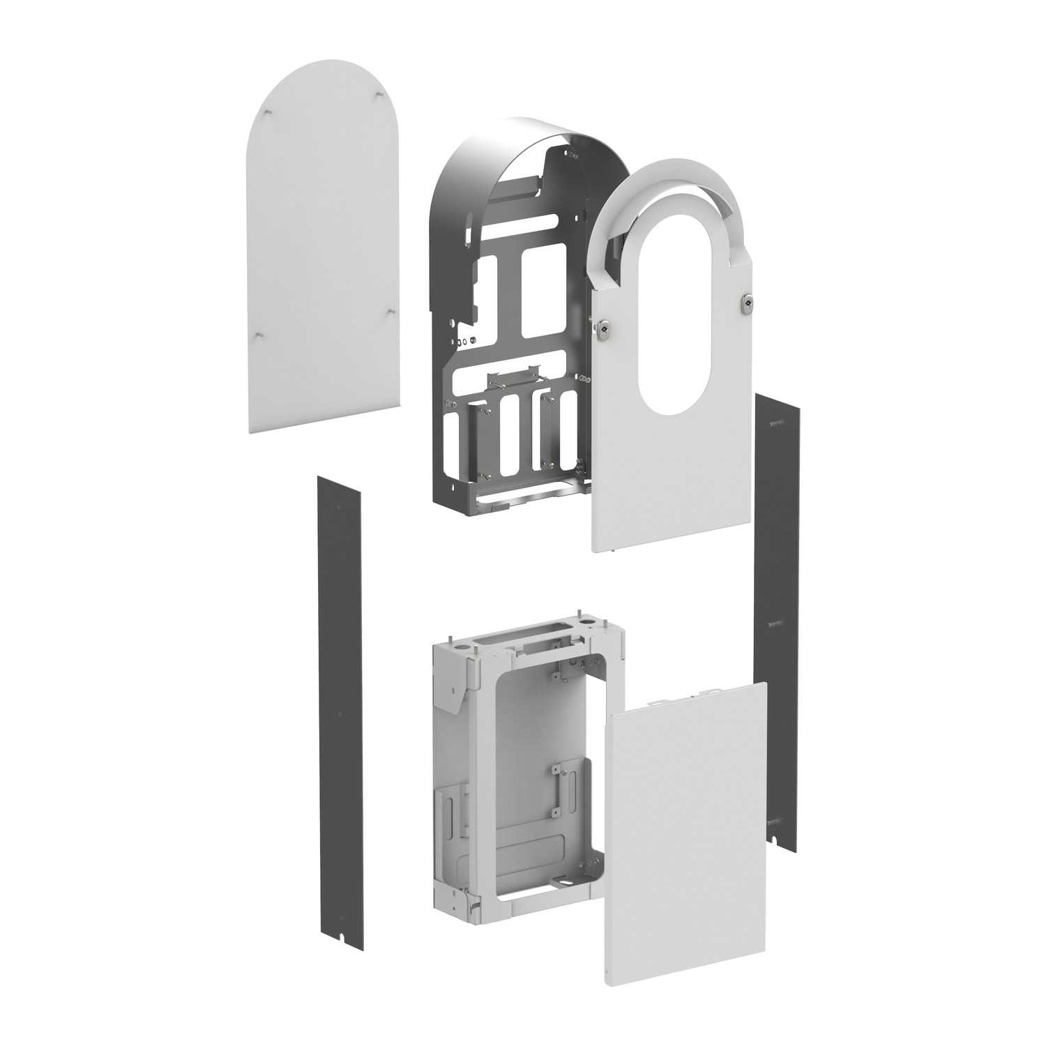 Schneider Electric - Metall kit Pro AC Gulv Singel Metall kit, EVlink Pro AC, Ba