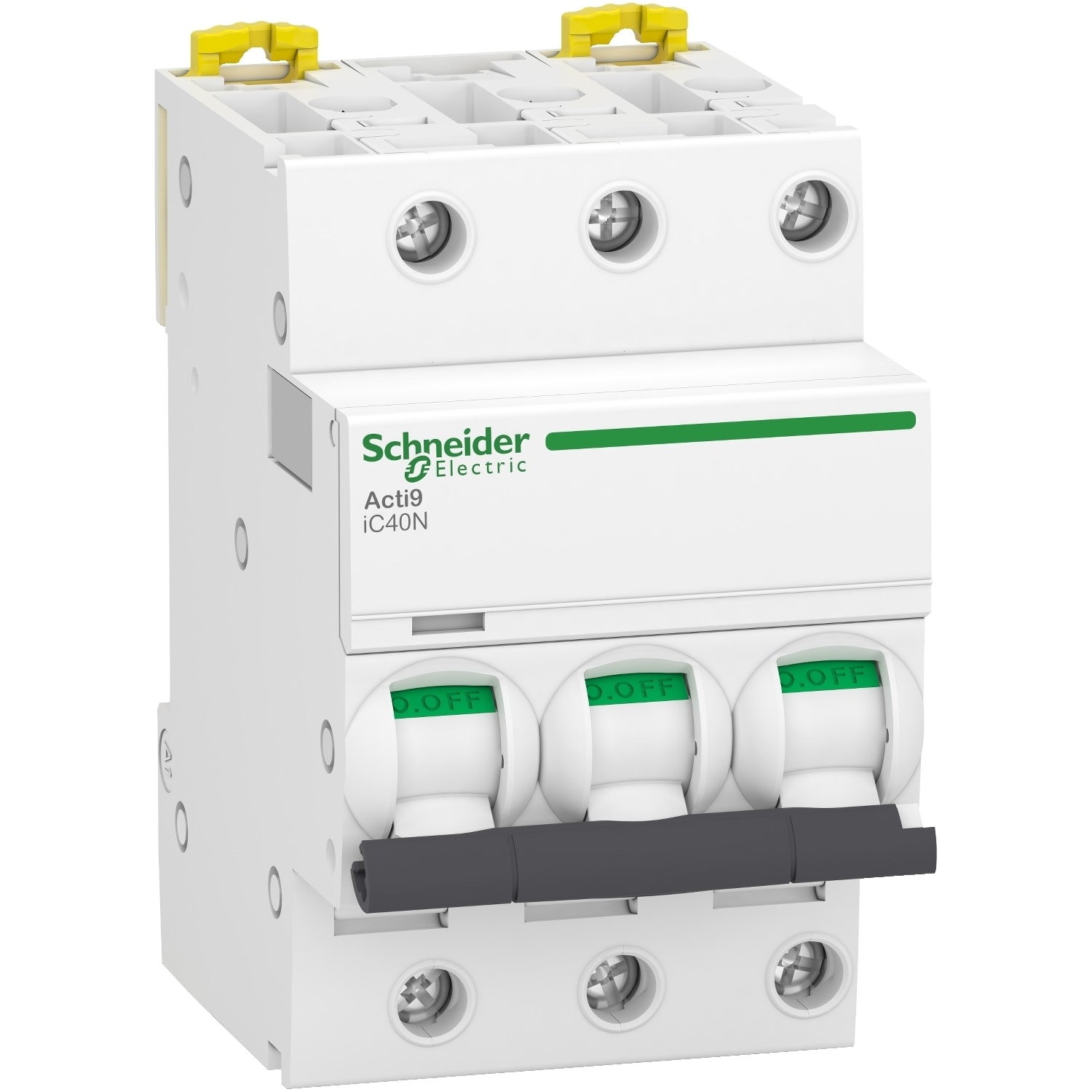 Schneider Electric - Acti 9 iC40N automatsikring 3P C 40A - I2=1,45