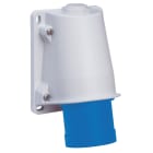 Schneider Electric - PratiKa vegguttak - vinklet - 32A - 3P + E - 200...250 V AC - IP44 - veggmontert