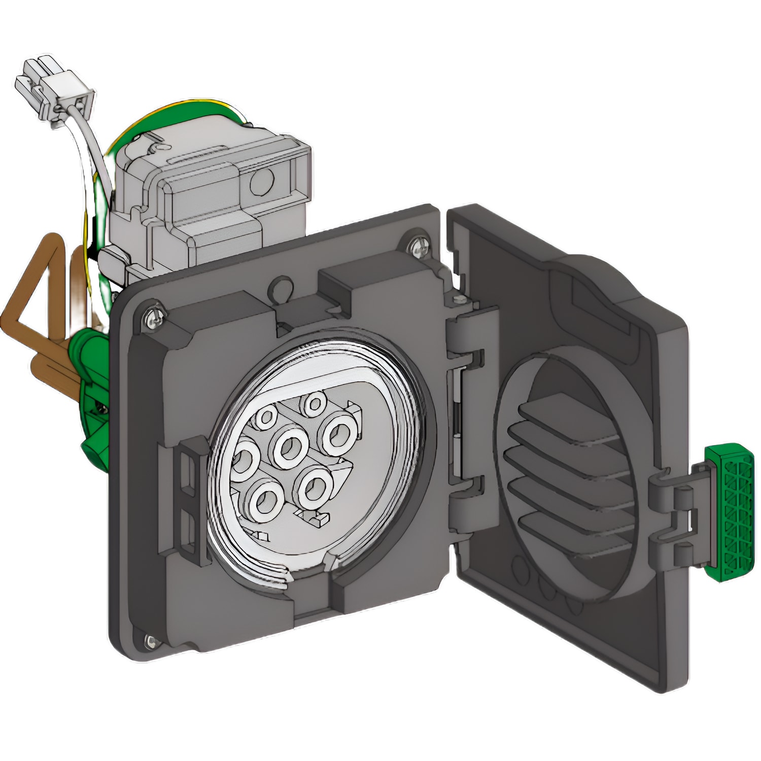 Schneider Electric - Reservedel - T2 uttak - for EVlink Smart Wallbox