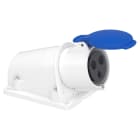 Schneider Electric - PratiKa stikkontakt - vinklet - 32A - 2P + E - 200...250 V AC - vegg