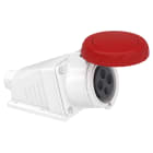 Schneider Electric - PratiKa stikkontakt - skrue - vinklet - 32A - 3P + E - 200...250 V AC - vegg