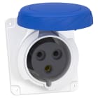 Schneider Electric - PratiKa stikkontakt - skrue - vinklet - 32A - 2P + E - 200...250 V AC - panel