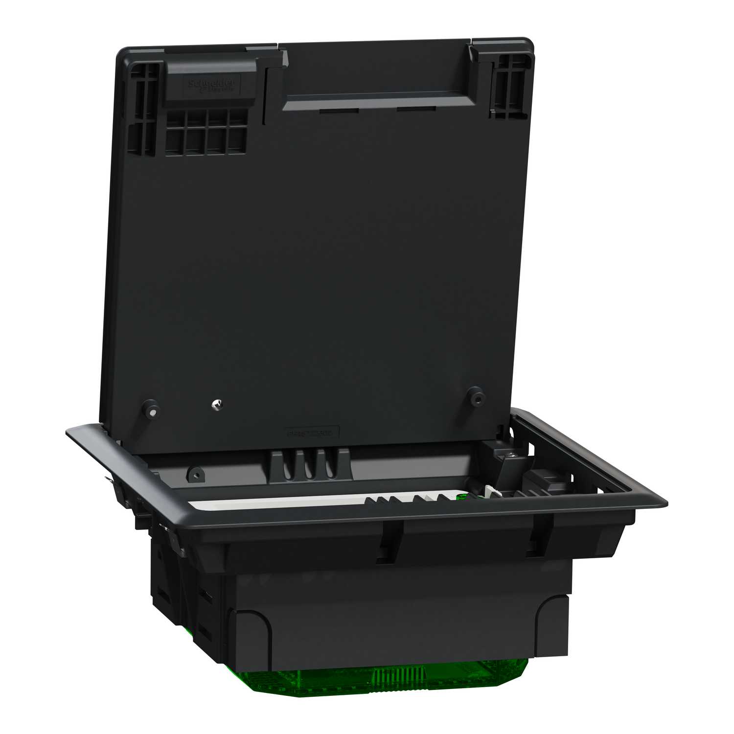 Schneider Electric - Gulvboks M IP 20 - 4 x moduler (45 x 45) -  plastikk