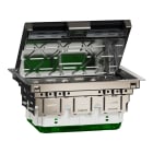 Schneider Electric - Gulvboks L IP 20 - 8 x moduler (45 x 45) - metall