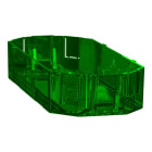 Schneider Electric - 10 x Gulvboks monteringsramme 3 moduler Unica (45 x 45)