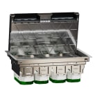 Schneider Electric - Gulvboks XL IP 20 - 12 x moduler (45 x 45) - metall