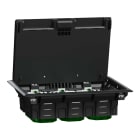 Schneider Electric - Gulvboks L IP 20 - 6 x moduler (45 x 45) - plastikk